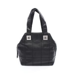 Chanel Chocobar handbag grained calfskin leather Black